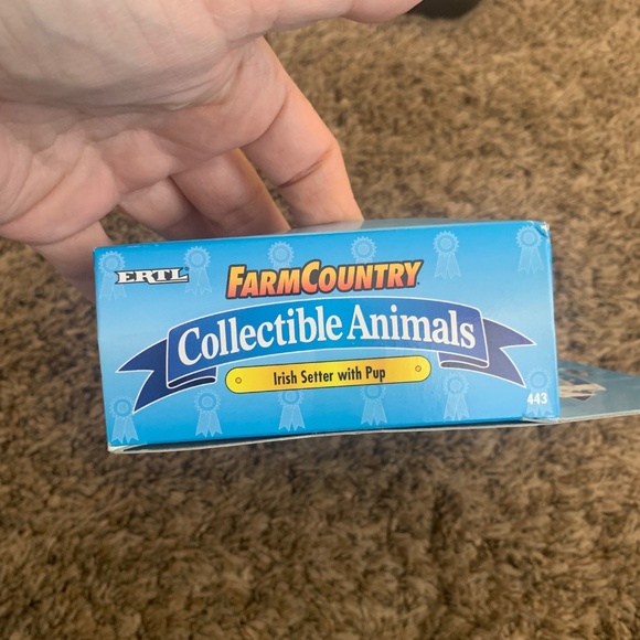 Ertl Irish a setter w/ Pup Collectible Dog Figures Toys 1998 Farm Animals - Picture 7 of 9